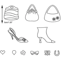 Patchwork Cutter Shoe, Bags and Confetti