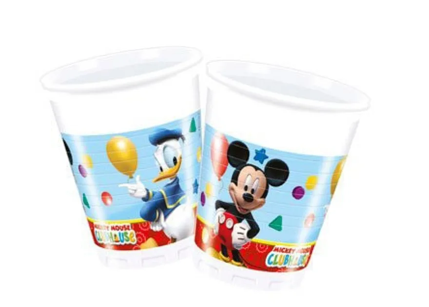 Plastikbecher Mickey Maus 8 Stück