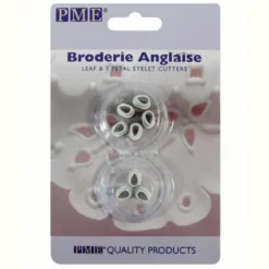 PME Broderie Anglaise 3 Petal & Leaf Eyelet