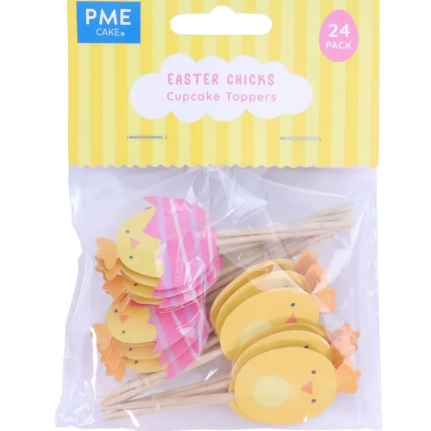 PME Cupcake Picks Ostern - Küken 24 Stück