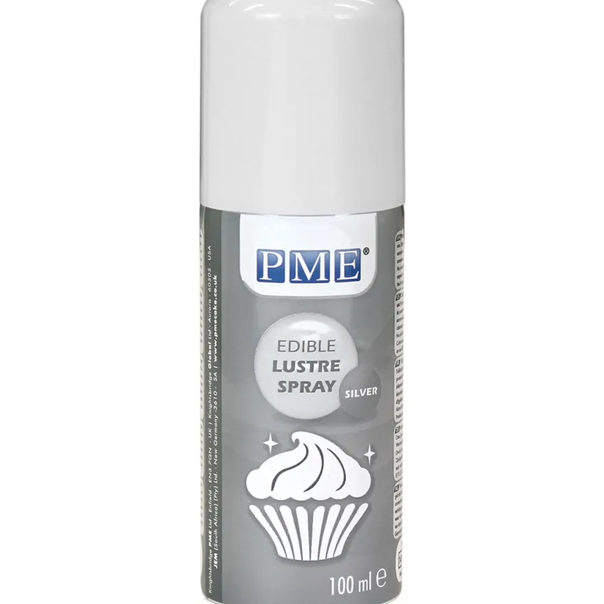 PME edible Lustre Spray - Silber 100ml