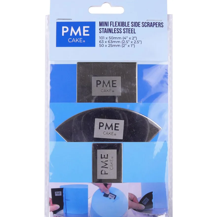 PME flexible Seitenschaber Mini - Set 3