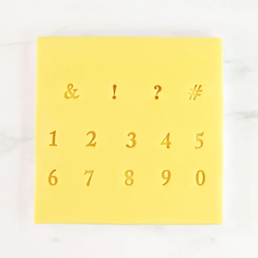 PME Fun Fonts Numerals - Collection 2 - Prägezahlen