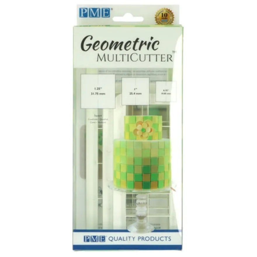 PME Geometric Multicutter Square Set/3