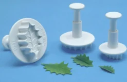 PME Holly Leaf Plunger - Stechpalmenblätter 3 teilig Large