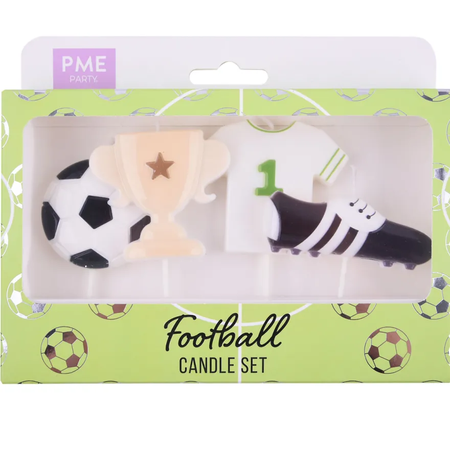 PME Kerze Fußball 4 Stück