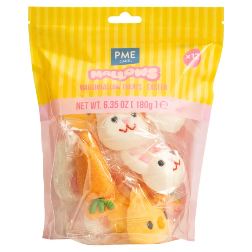 PME Marshmallow Osterhasen & Karotten 12 Stück