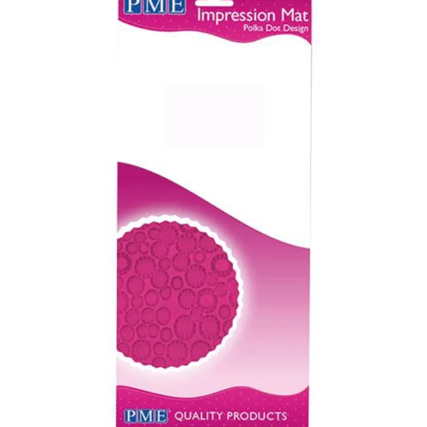 PME Prägematte Polka Dot Design