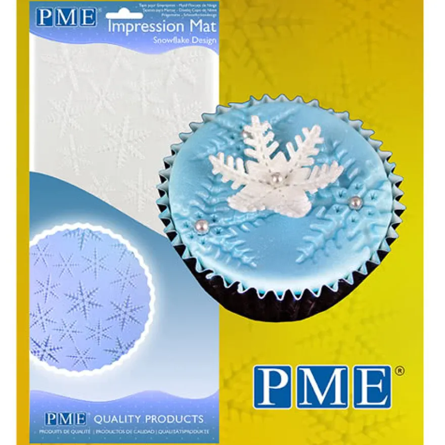 PME Prägematte Schneeflocken