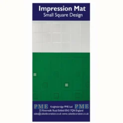 PME Prägematte small Square Design - kleine Quadrate