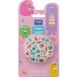PME Sprinkle Charms Bunte Augen 25g