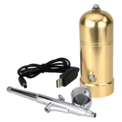PME Tragbares Airbrush-Set - Gold