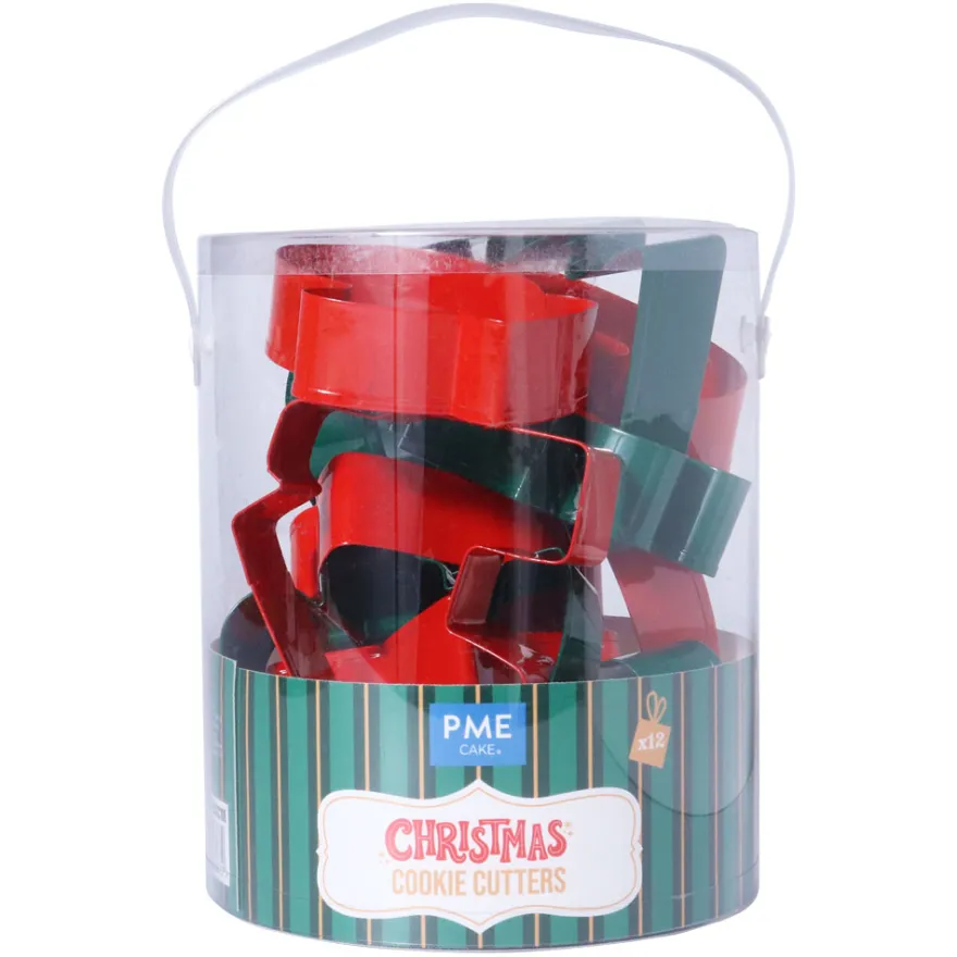 PME Weihnachts-Keksausstecher Set 12 Stück