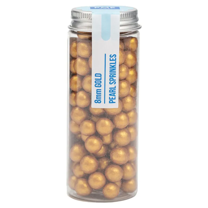 PME Zuckerperlen gold 8 mm 40 g