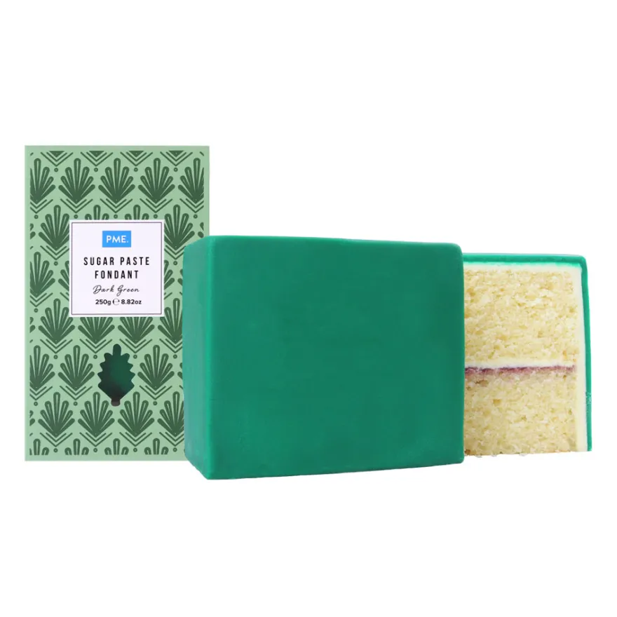 Profi Qualität - PME Fondant Dunkelgrün 250g