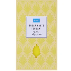 Profi Qualität - PME Fondant Gelb 250g