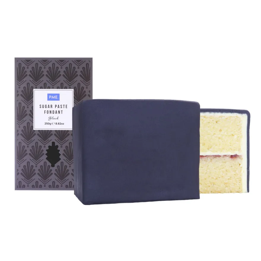 Profi Qualität - PME Fondant Schwarz 250g