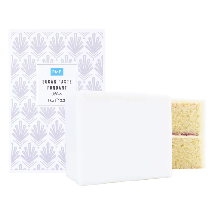 Profi Qualität - PME Fondant Weiß 1Kg