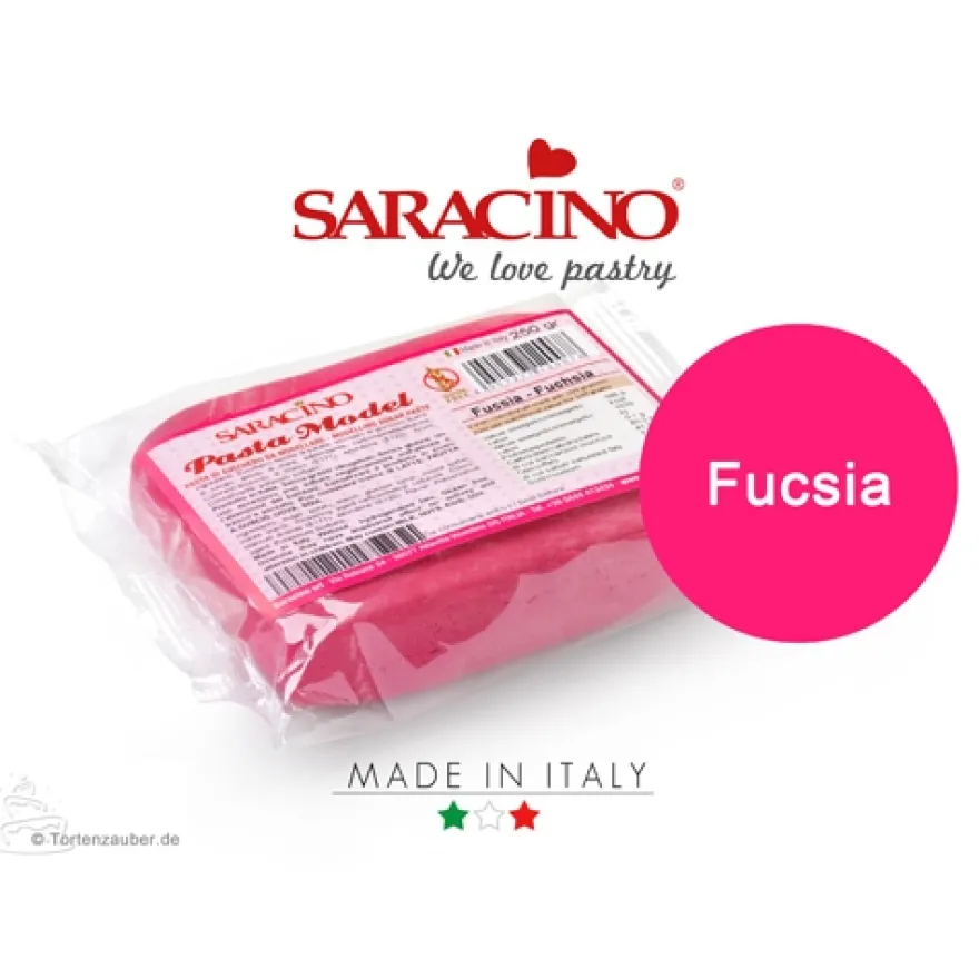 Saracino Modellierpaste - Fucsia 250g