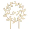 Scrapcooking Cake Topper Wood Love