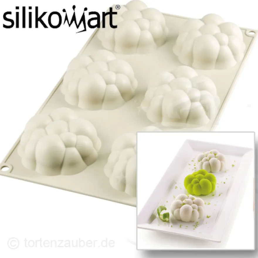 Silikomart Silikon- Backform 3D Design - Bollicine