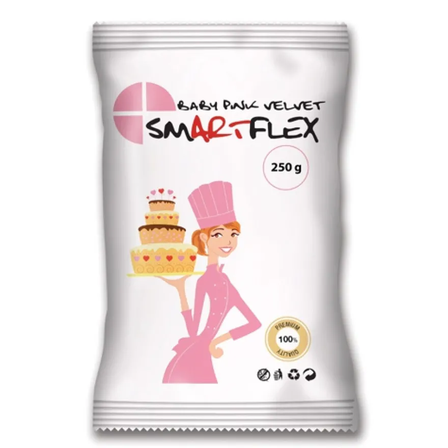 Smartflex Fondant Baby-Pink Velvet 250g