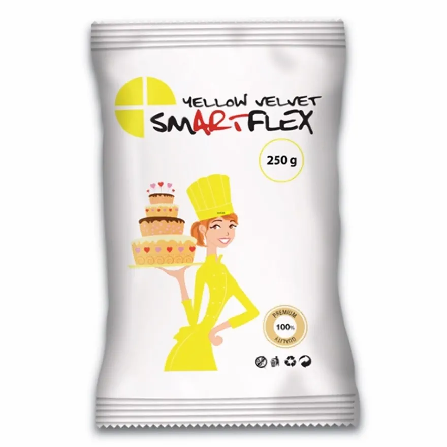 Smartflex Fondant Yellow Velvet 250g