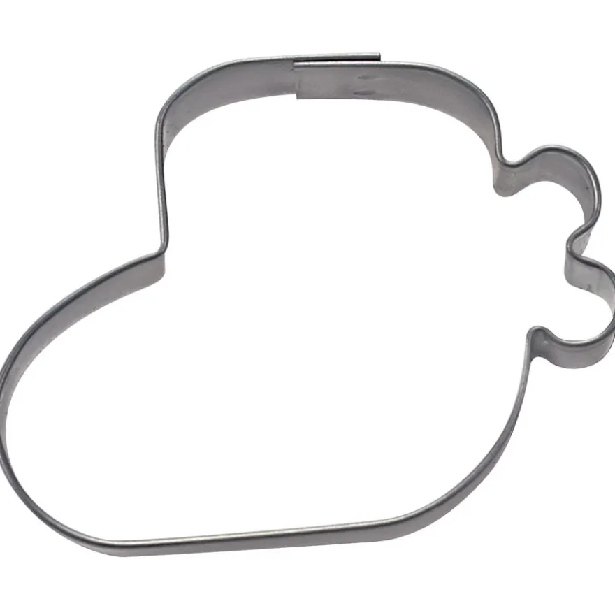 Städter Ausstecher Babyschuh 7 cm Weißblech