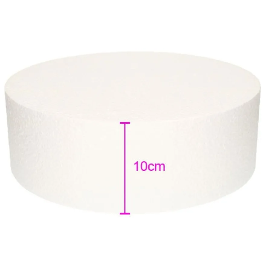 Styropor Dummy rund 10cm -Ø30cm