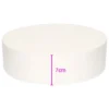 Styropor Dummy rund 7cm hoch -Ø25cm