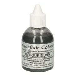 Sugarflair Airbrush Antique Silver 60ml