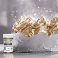 Sugarflair Glanz-Puder - Bright Gold, 4g