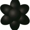 Sugarflair Pastell Farbe Midnight Black, 25 g
