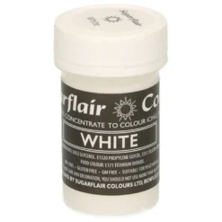 Sugarflair Pastell Pasten farbe – White 25g