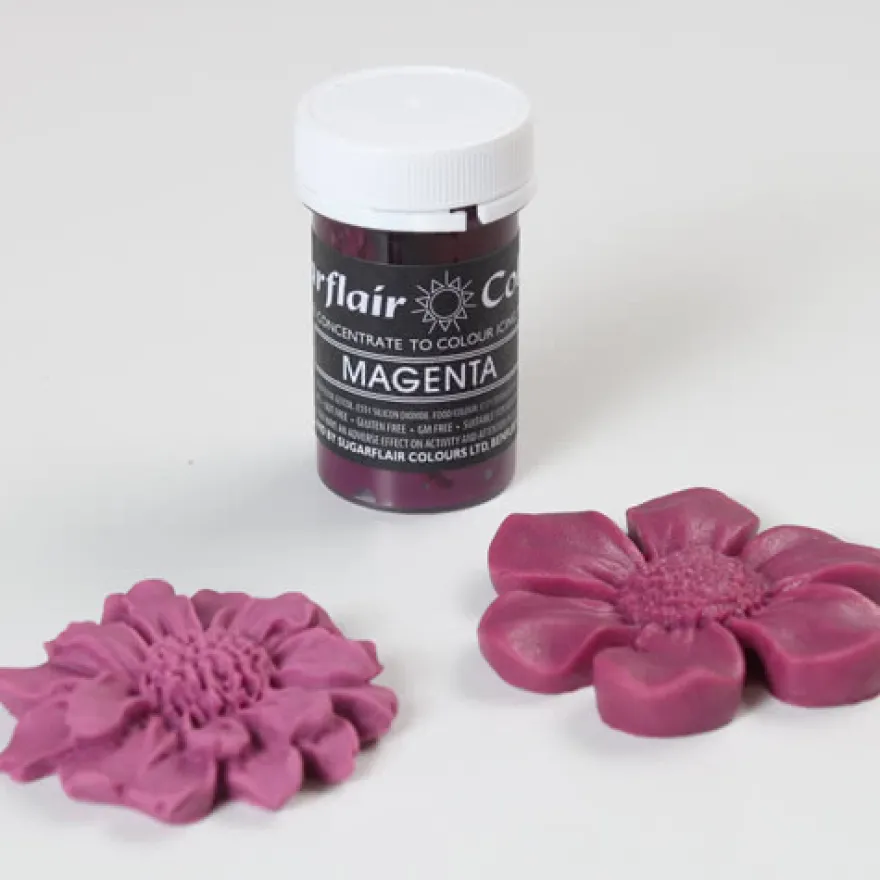 Sugarflair Pastell Pastenfarbe Magenta 25g
