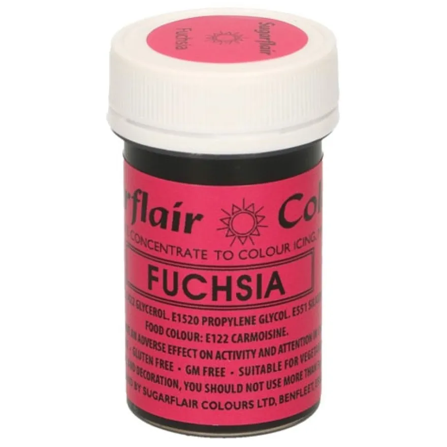 Sugarflair Pastenfarbe Fuchsia 25g