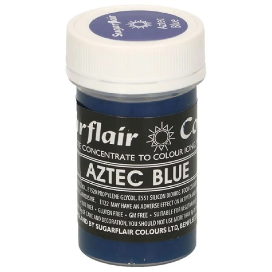 Sugarflair Pastenfarbe Pastel - Aztec Blue 25g