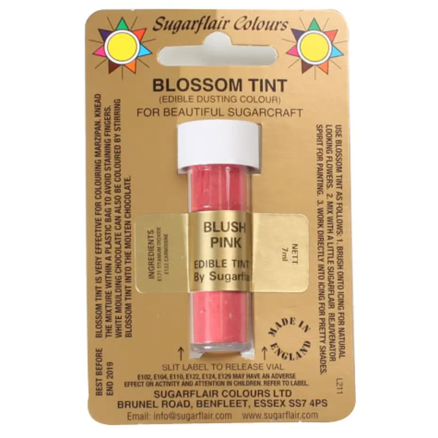 Sugarflair Puder- Blush Pink 7ml