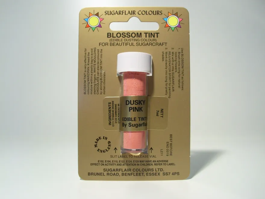 Sugarflair Puder, Dusky Pink, 7ml