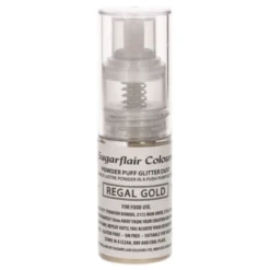 Sugarflair Pump Spray Glitter Dust - Regal Gold 10g