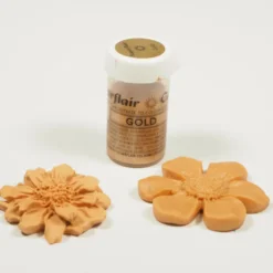 Sugarflair Satin Paste - Pastenfarbe Gold 25g