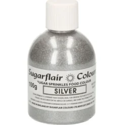 Sugarflair Sugar Sprinkles - Zuckerstreusel Silver 100g