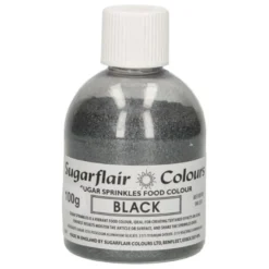 Sugarflair Sugar Sprinkles - Zuckerstreusel Black 100g