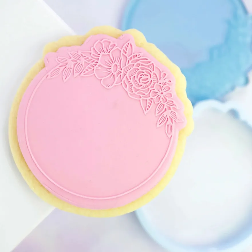 Sweet Stamp Outboss Stamp N Cut - Circle Floral