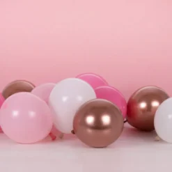 Umweltfreundliche Luftballons - 40 Stück Rose Gold