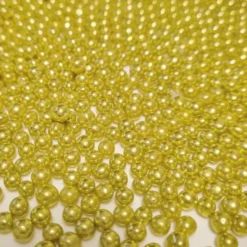 Weiche Zuckerperlen Hellgold 5mm - 80g
