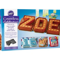 Wilton Backform - Zahlen und Buchstaben