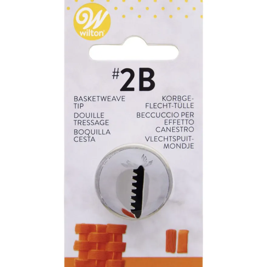Wilton Decorating Tip #2B Basketweave- Korbgeflecht groß