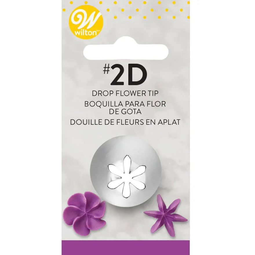 Wilton Decorating Tip #2D Dropflower Carded - Blumentülle