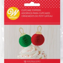 Wilton Fun Pick Wabenbälle Christbaumkugeln 12 Stück